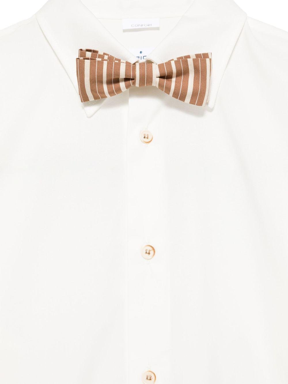 Abito a righe (set di tre) comfort per bambino Colorichiari marrone con passanti per cintura - Rubino Kids