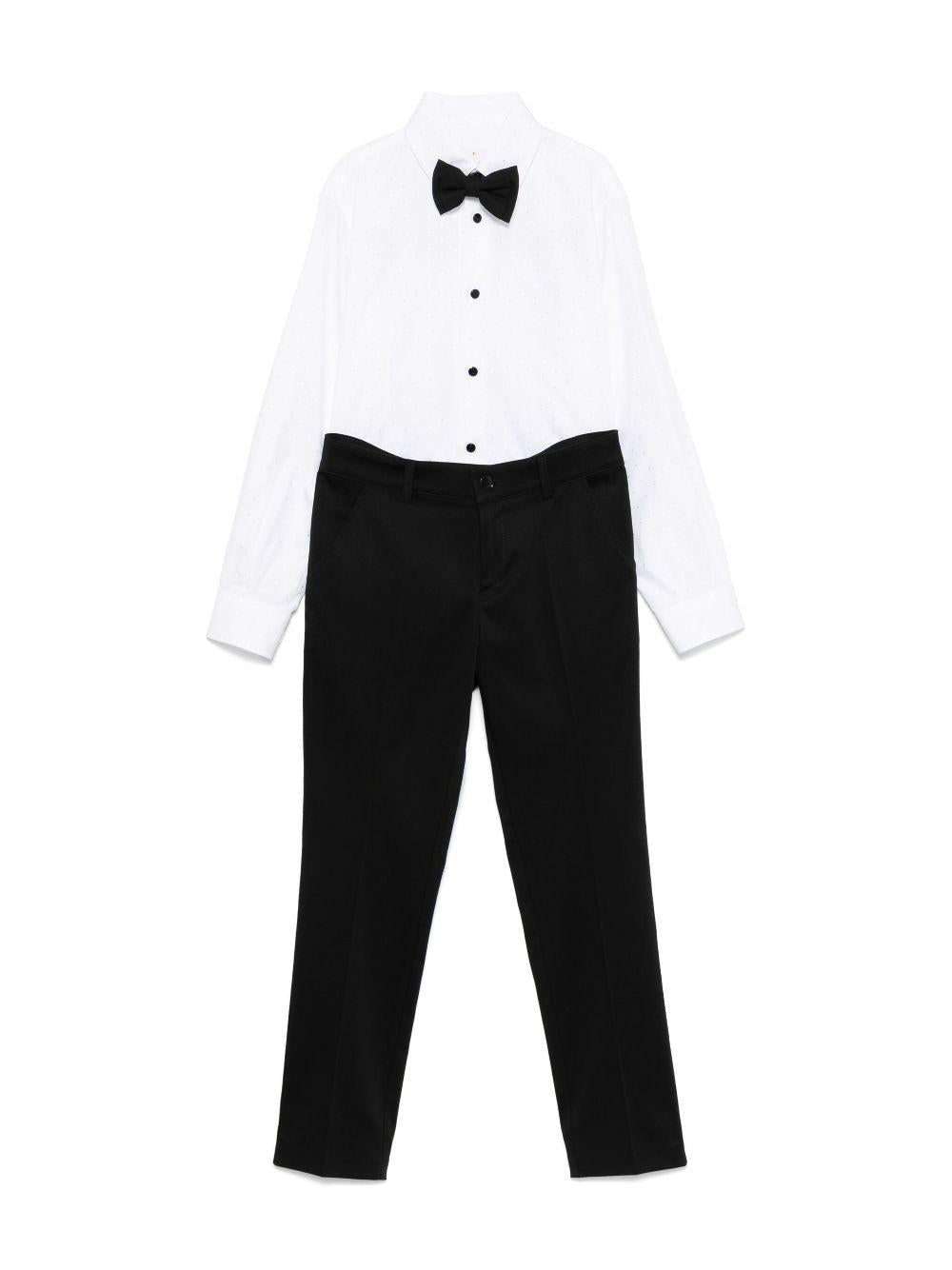 Abito con paillettes (set di tre) per bambino Colorichiari nero con passanti - Rubino Kids