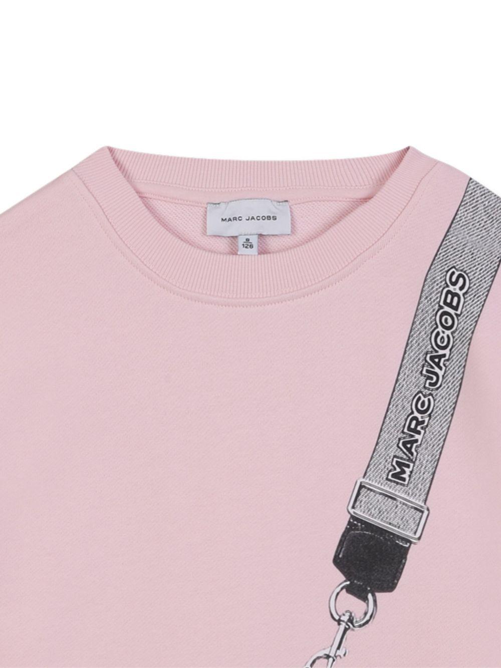 Abito corto per bambina The Marc Jacobs Kids rosa Snapshot con stampa - Rubino Kids