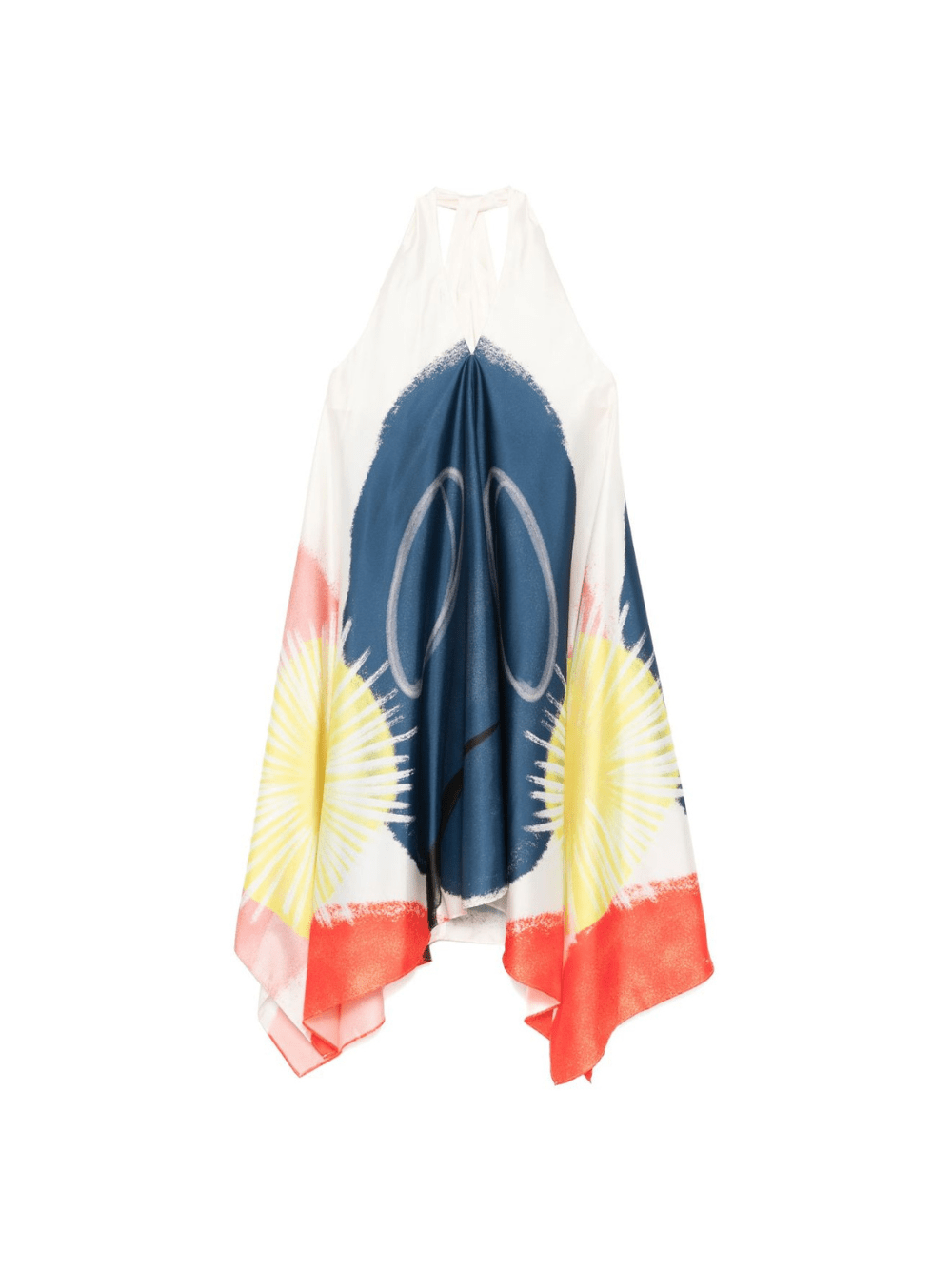 Abito midi per donna Scotch & Soda multicolore con stampa grafica - Rubino Kids