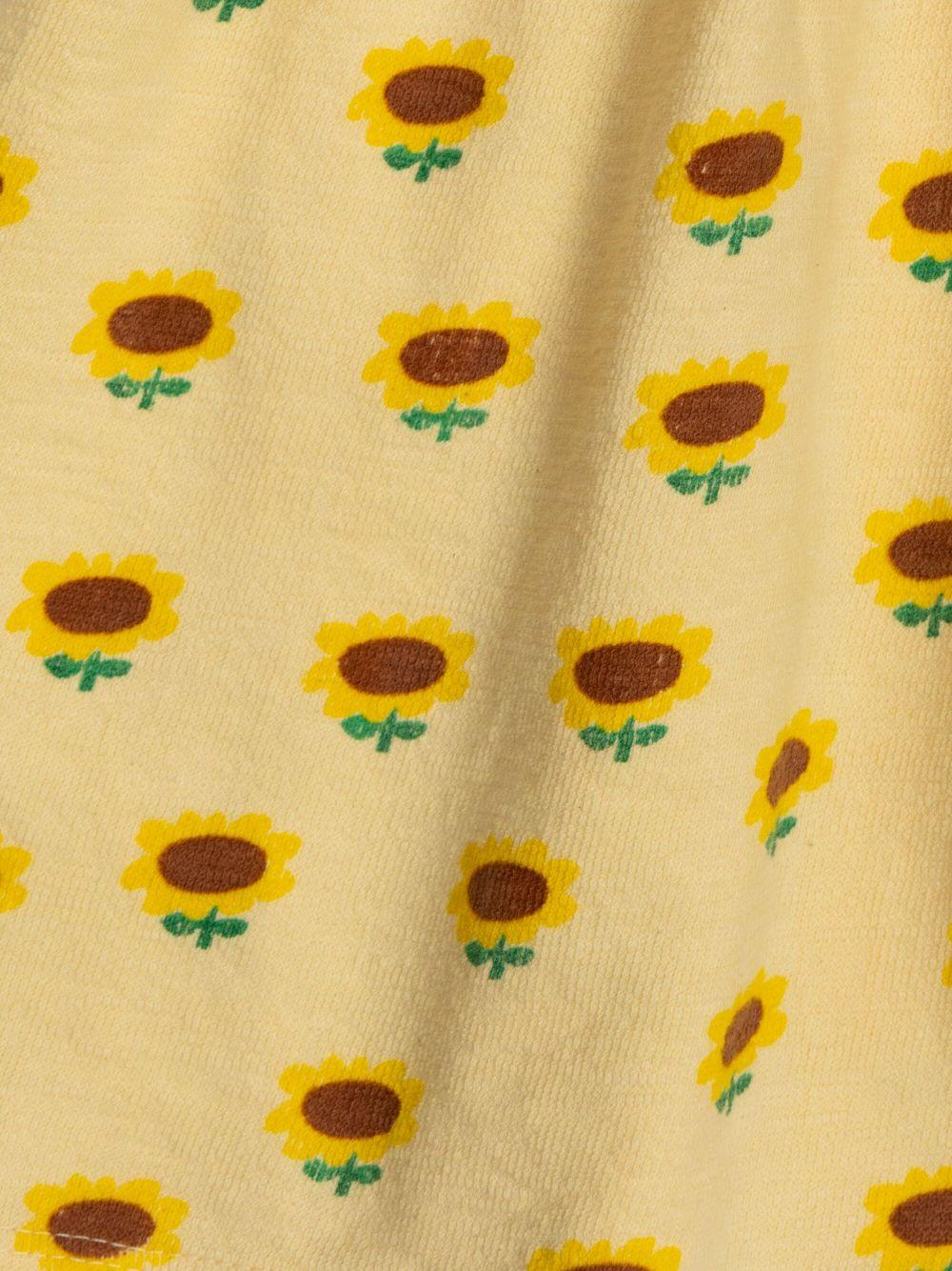 Abito per bambina Bobo Choses Sunflower giallo con stampa girasole - Rubino Kids