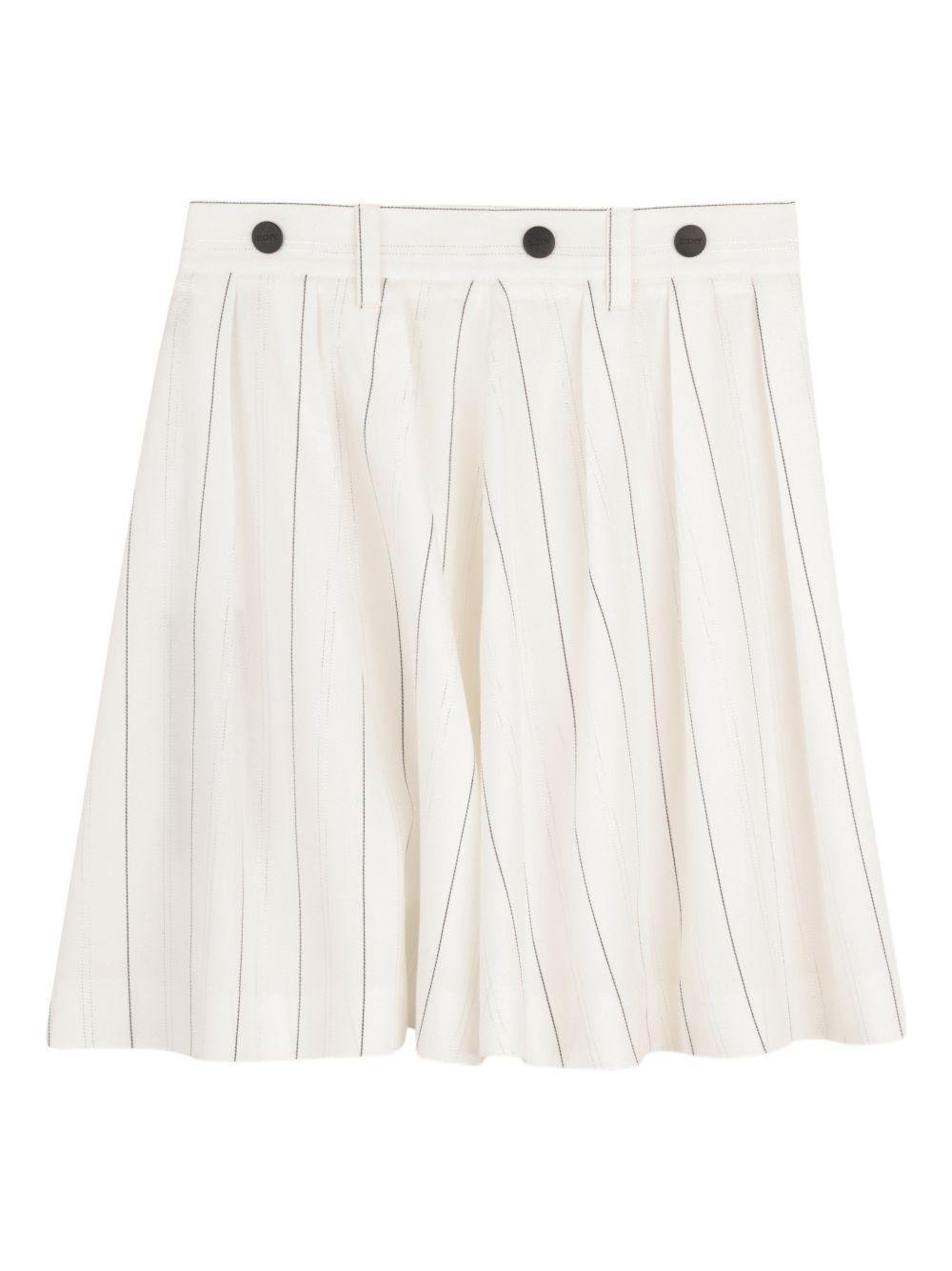 Abito per bambina Dkny Kids bianco con motivo gessato - Rubino Kids