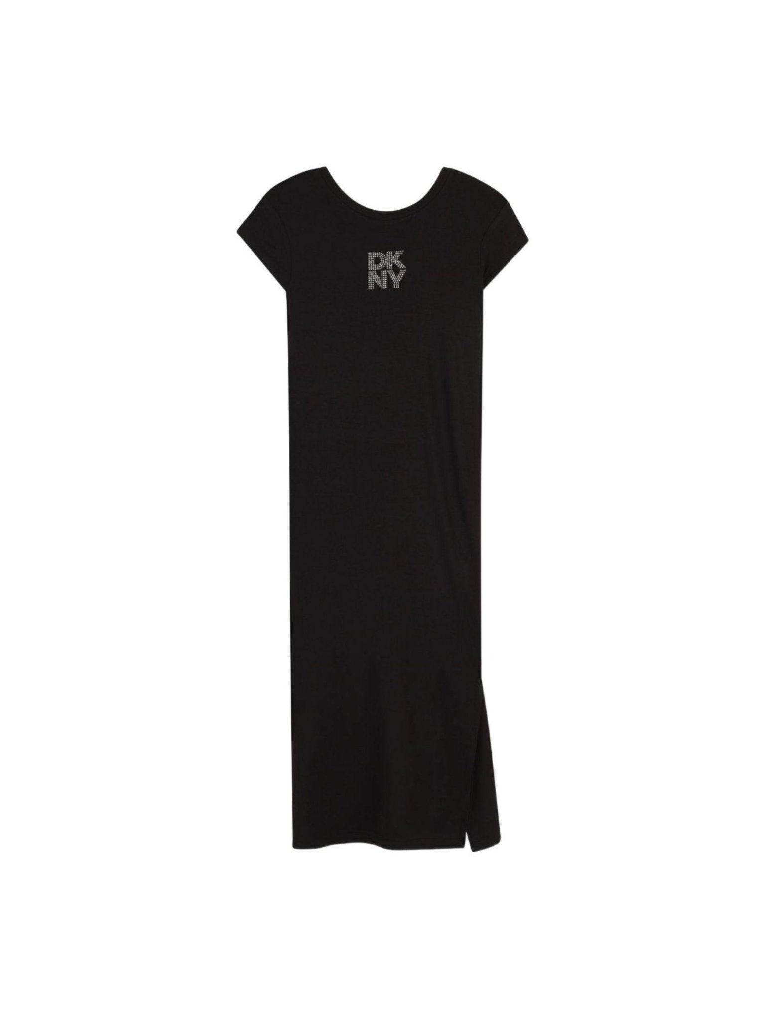 Abito per bambina Dkny Kids nero con decorazione - Rubino Kids