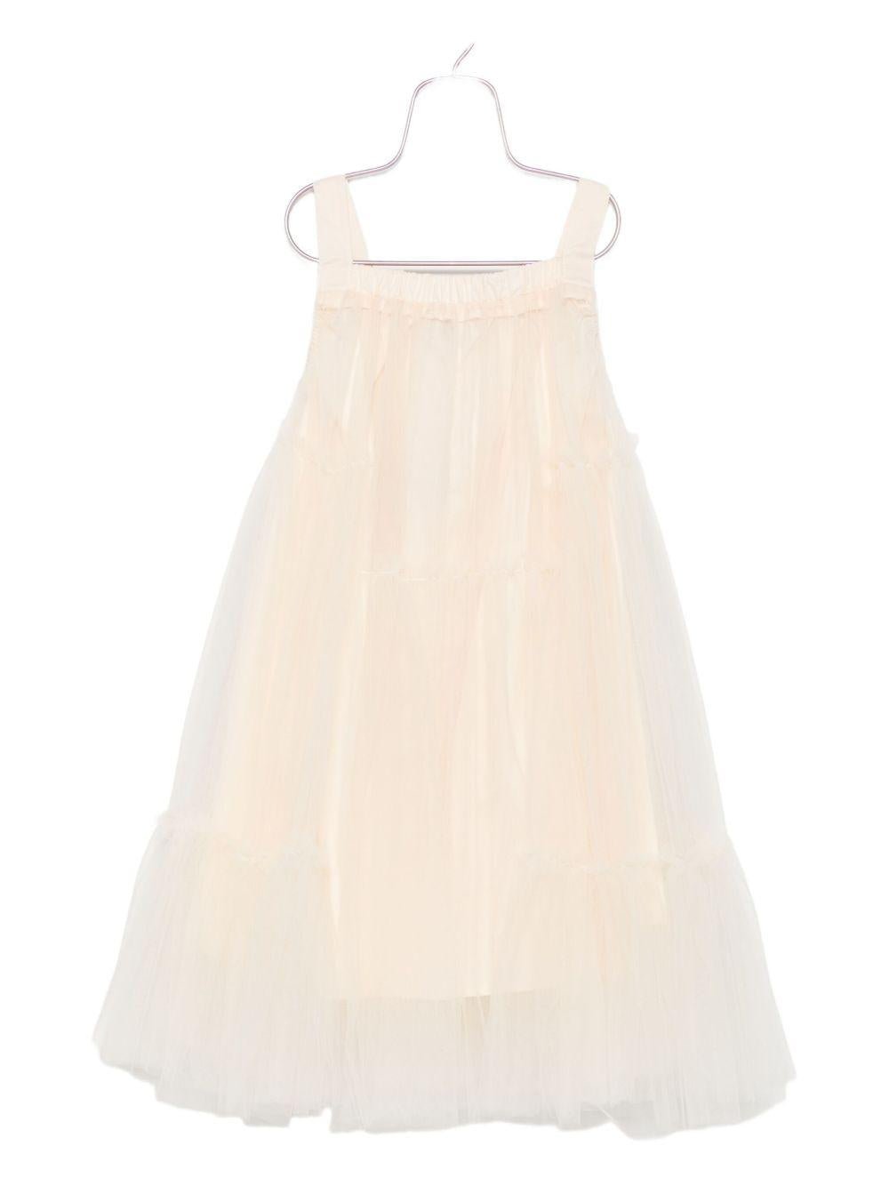 Abito per bambina Donsje beige in tulle - Rubino Kids