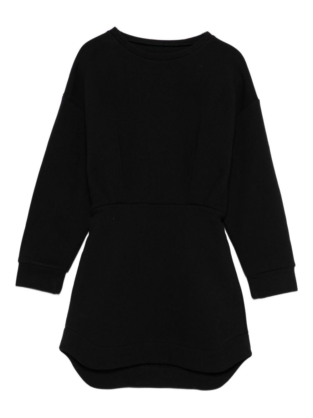 Abito per bambina Douuod Kids nero a maniche lunghe - Rubino Kids