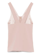 Abito per bambina Elisabetta Franchi La Mia Bambina rosa con scollo a V - Rubino Kids