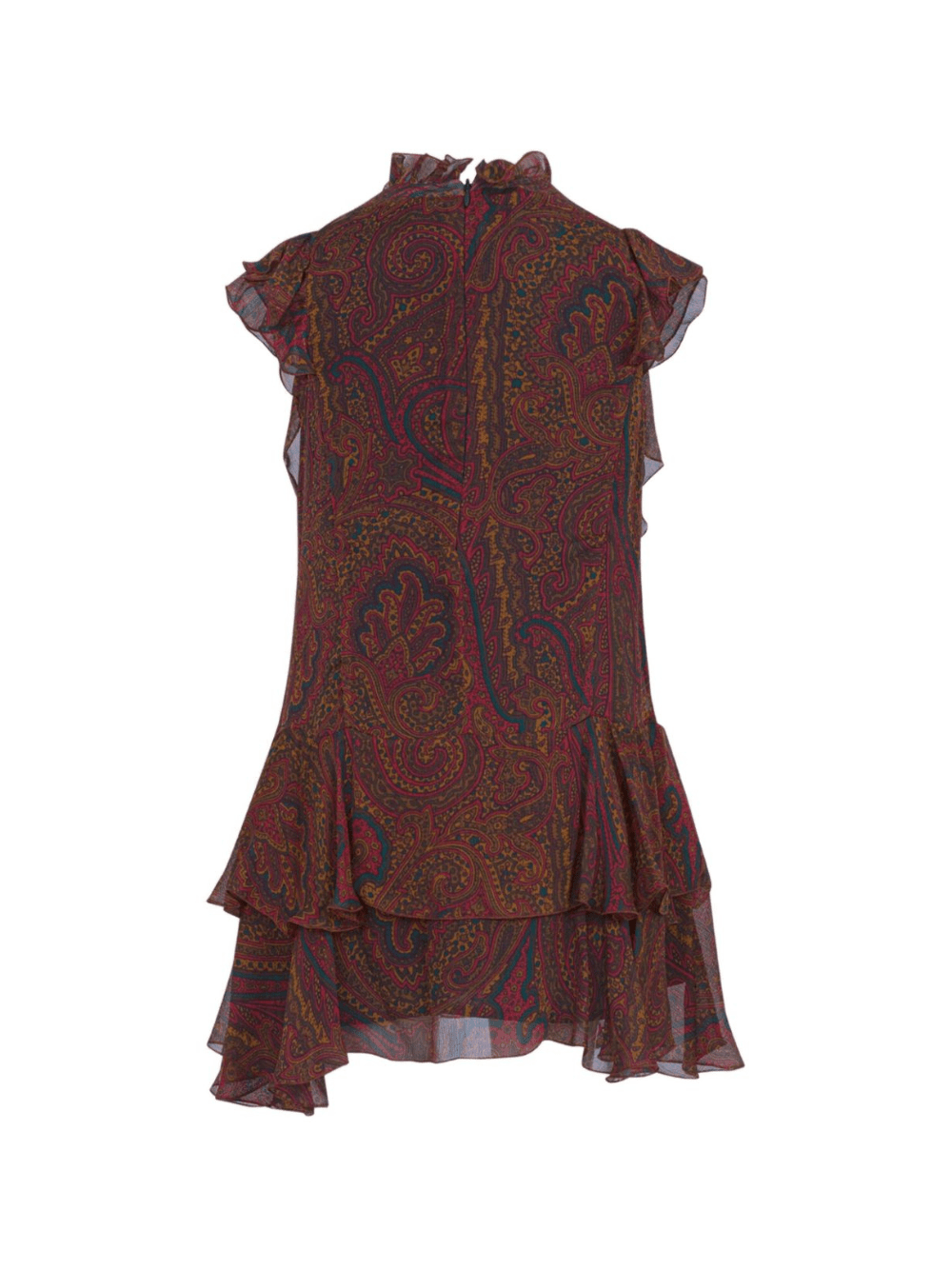 Abito per bambina Entro Kids marrone con stampa paisley - Rubino Kids