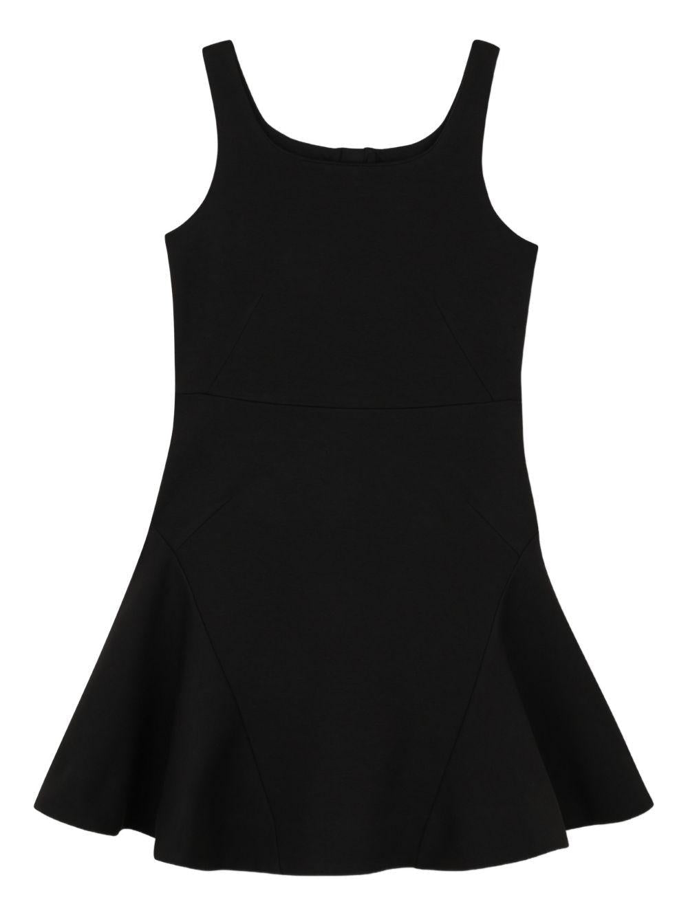 Abito per bambina Givenchy Kids nero con taglio svasato - Rubino Kids