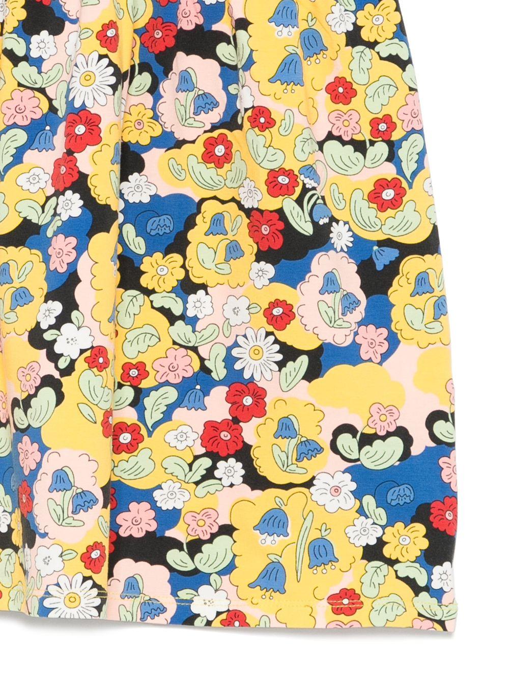 Abito per bambina Mini Rodini multicolore con stampa floreale - Rubino Kids
