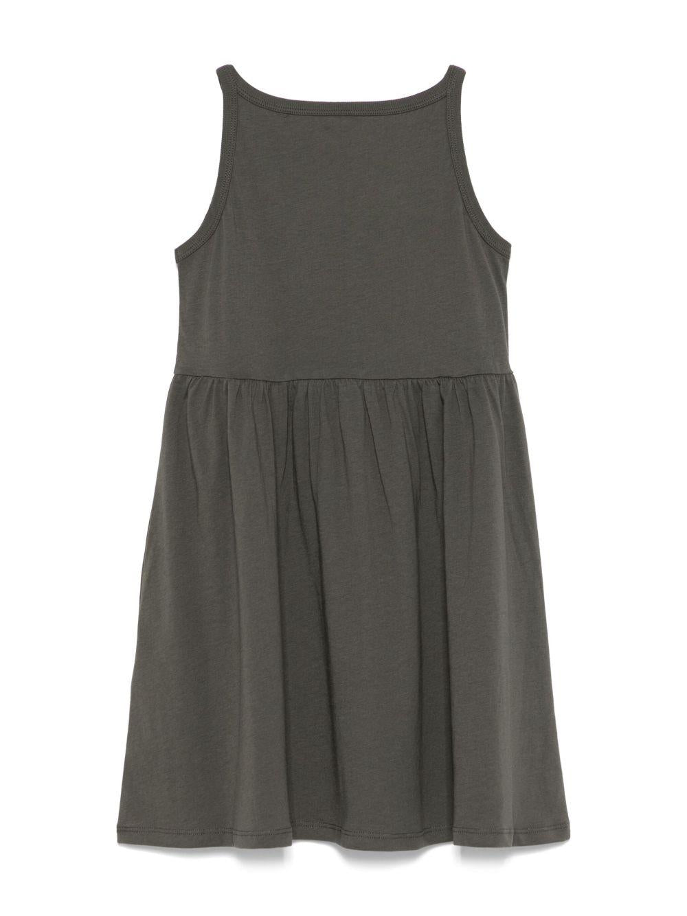 Abito per bambina Mini Rodini nero con dettaglio cuore con freccia ricamato - Rubino Kids