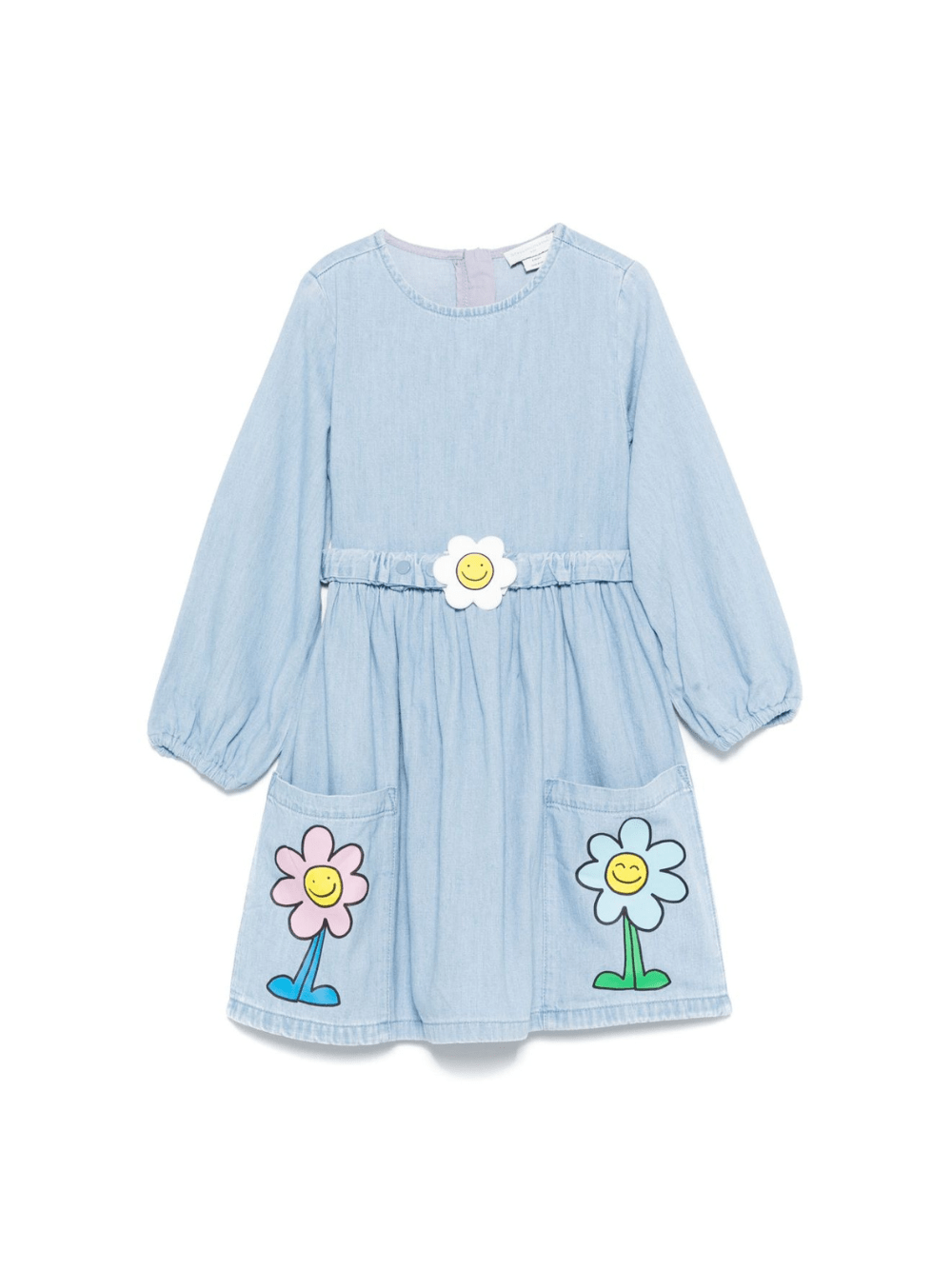 Abito per bambina Stella McCartney Kids denim con decorazione - Rubino Kids