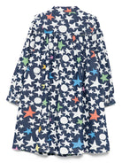 Abito per bambina Stella McCartney Kids in denim con stampa a stelle - Rubino Kids