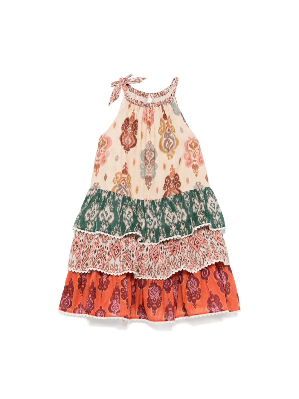 Abito per bambina ZIMMERMANN Kids Wylie multicolore con stampa grafica all - over - Rubino Kids