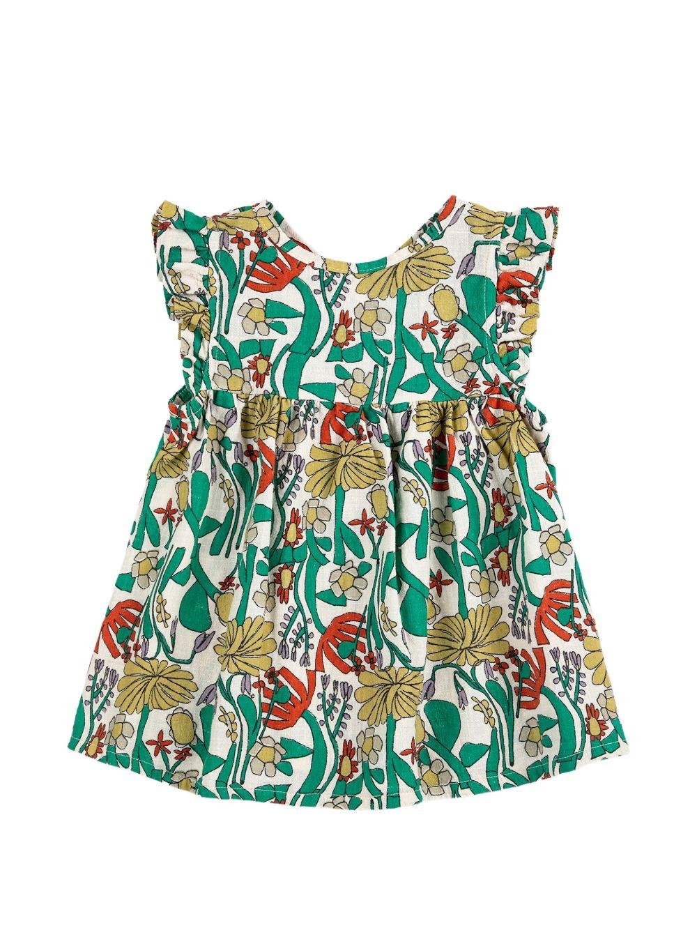 Abito per neonata Bobo Choses multicolor con design a fiori - Rubino Kids