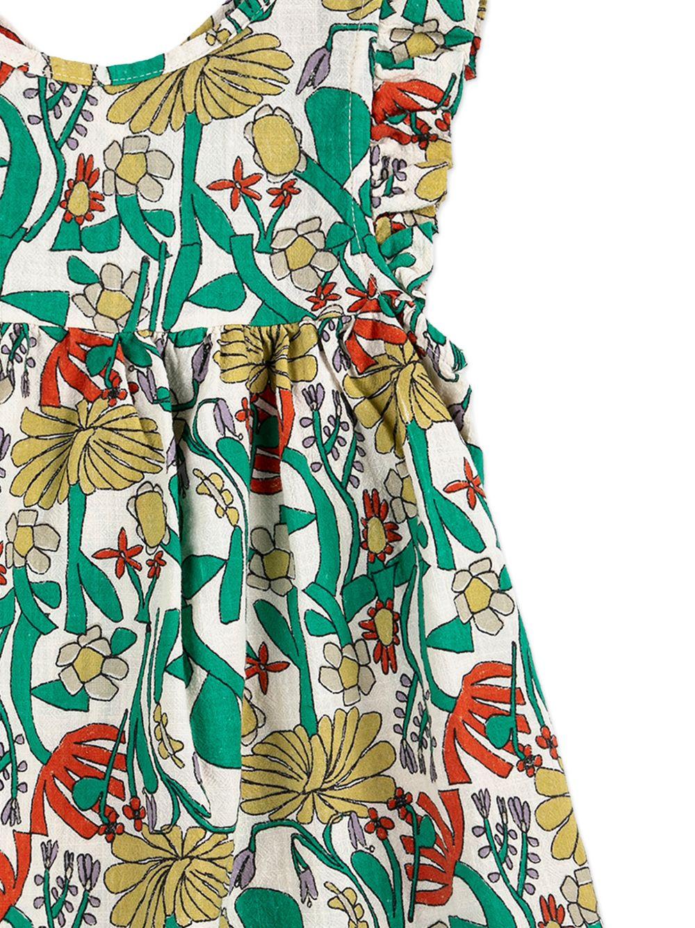 Abito per neonata Bobo Choses multicolor con design a fiori - Rubino Kids