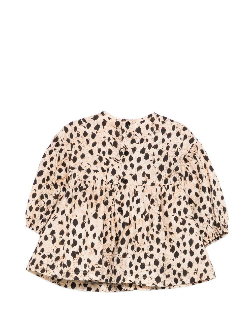 Abito per neonata Elisabettta Franchi La Mia Bambina multicolore a pois - Rubino Kids