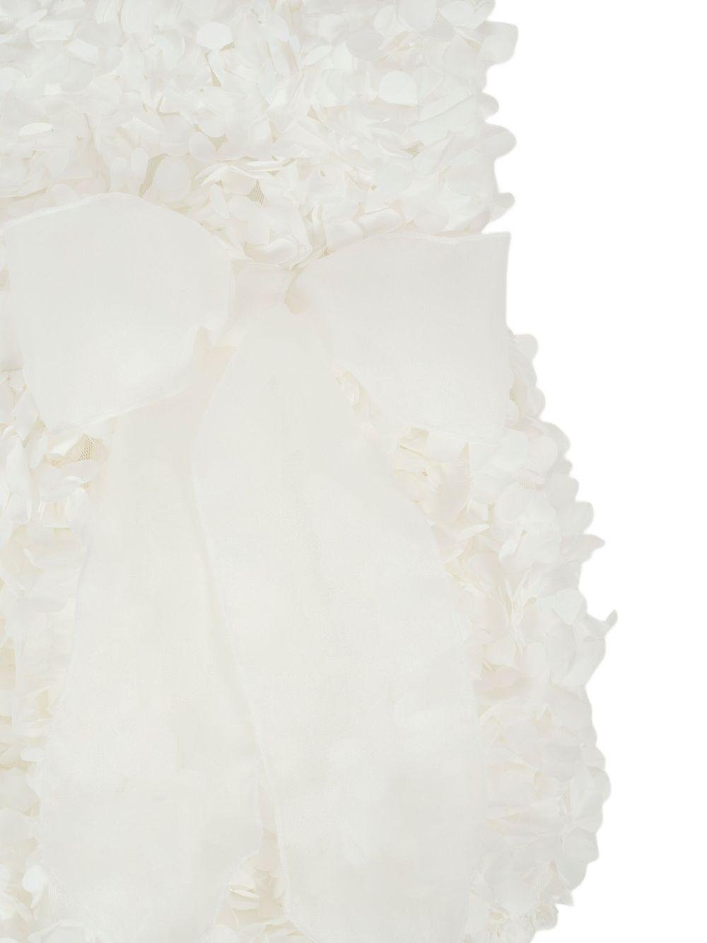 Abito per neonata La Stupenderia bianco con decorazione - Rubino Kids