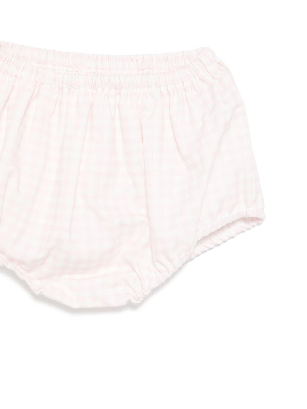 Abito per neonata La Stupenderia bianco in misto lino - Rubino Kids