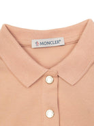 Abito per neonata Moncler Enfant rosa con pieghe - Rubino Kids