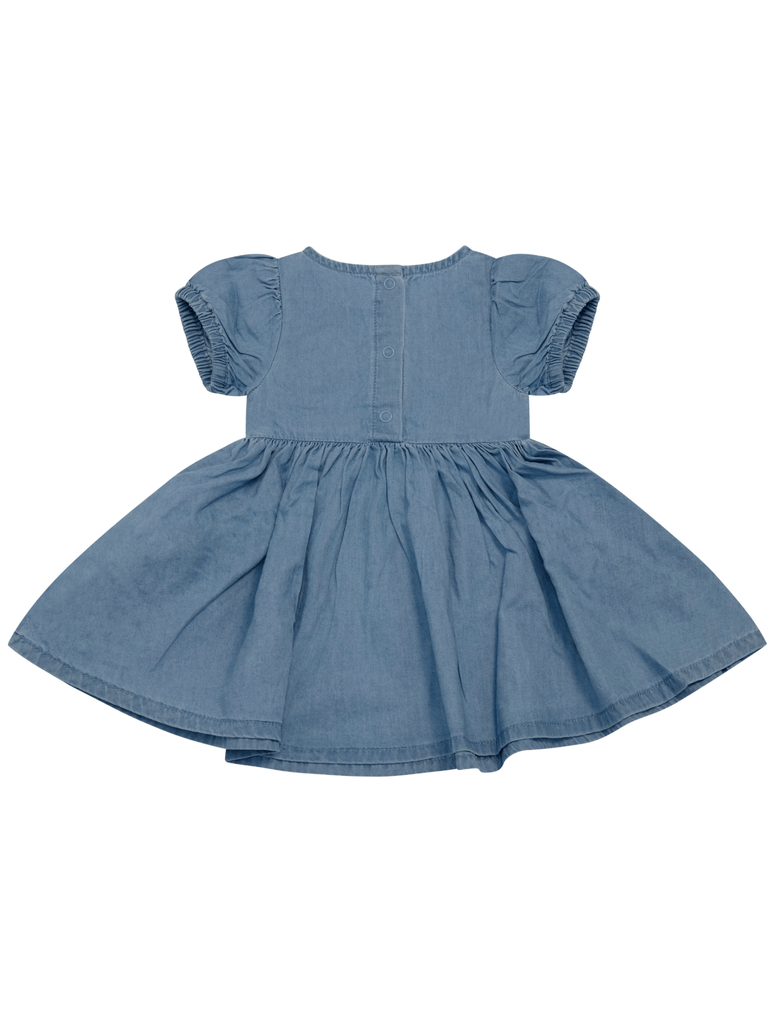 Abito per neonata Stella McCartney Kids denim con motivo coccinelle - Rubino Kids