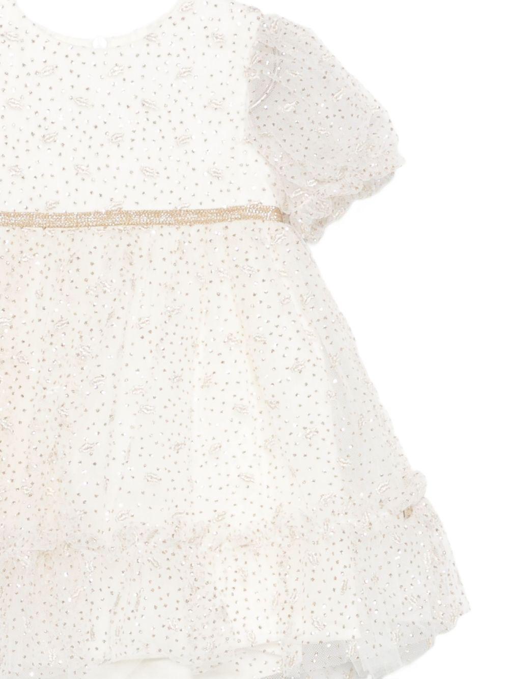 Abito per neonata Tartine Et Chocolat bianco con maniche a palloncino - Rubino Kids