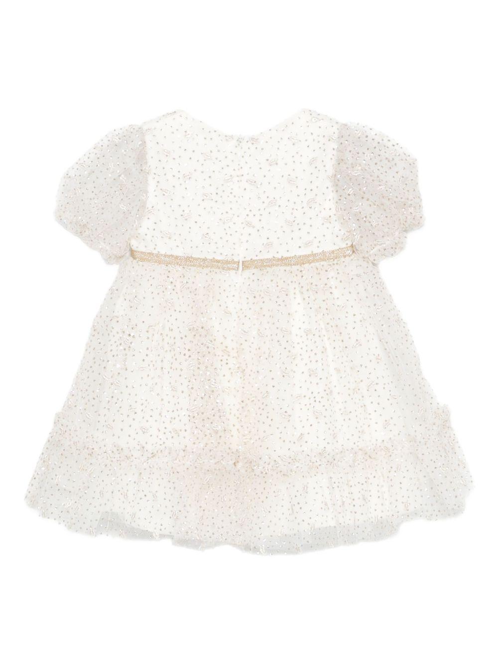 Abito per neonata Tartine Et Chocolat bianco con maniche a palloncino - Rubino Kids