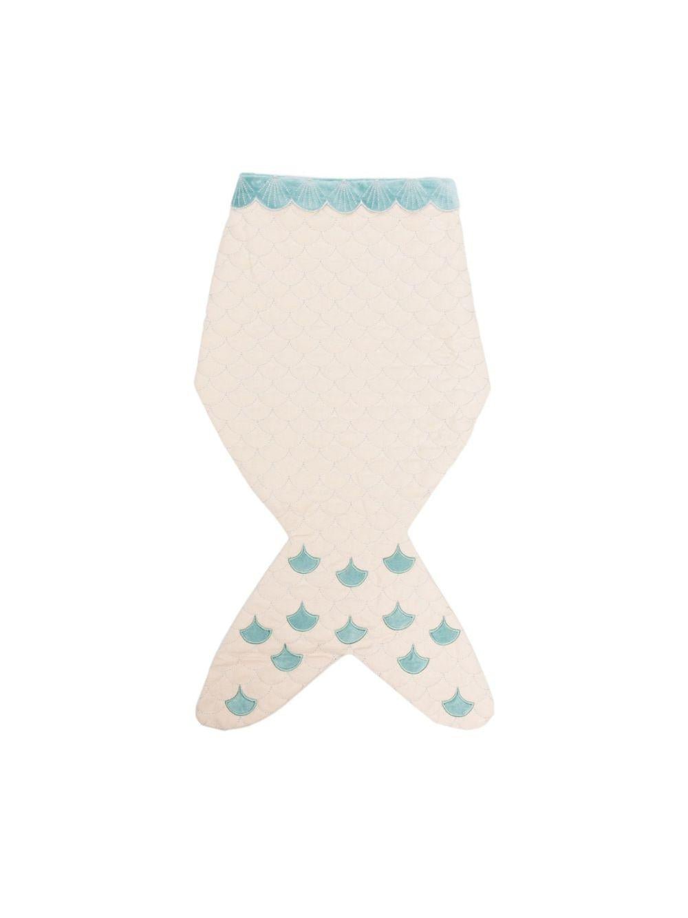 Abito sirena giocattolo per bambina Avery Row beige con rifiniture smerlate - Rubino Kids