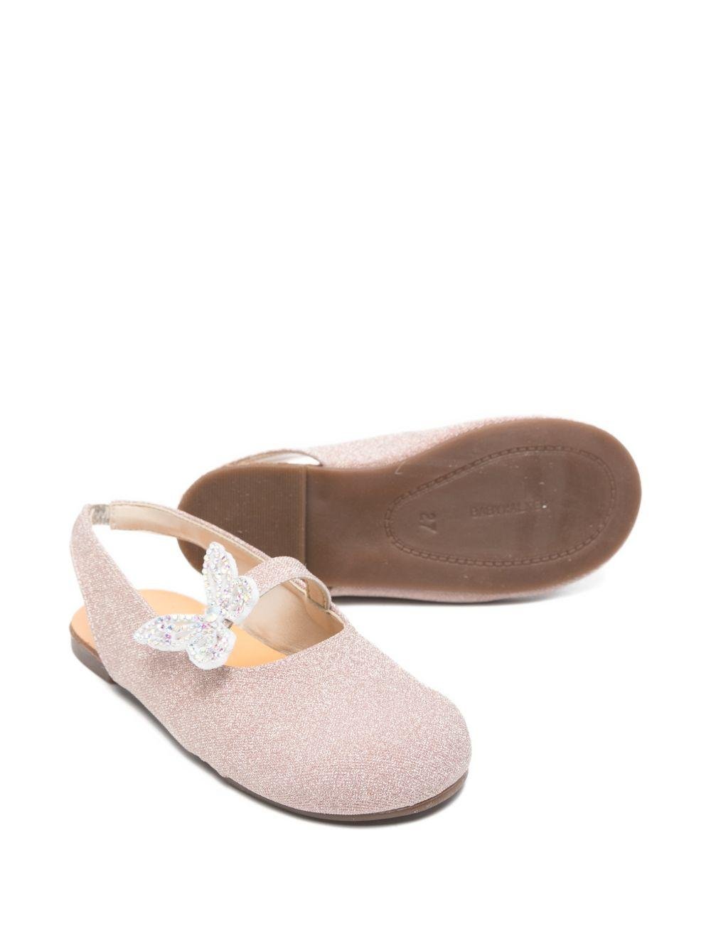 Ballerine per bambina BabyWalker rosa con cinturino posteriore - Rubino Kids