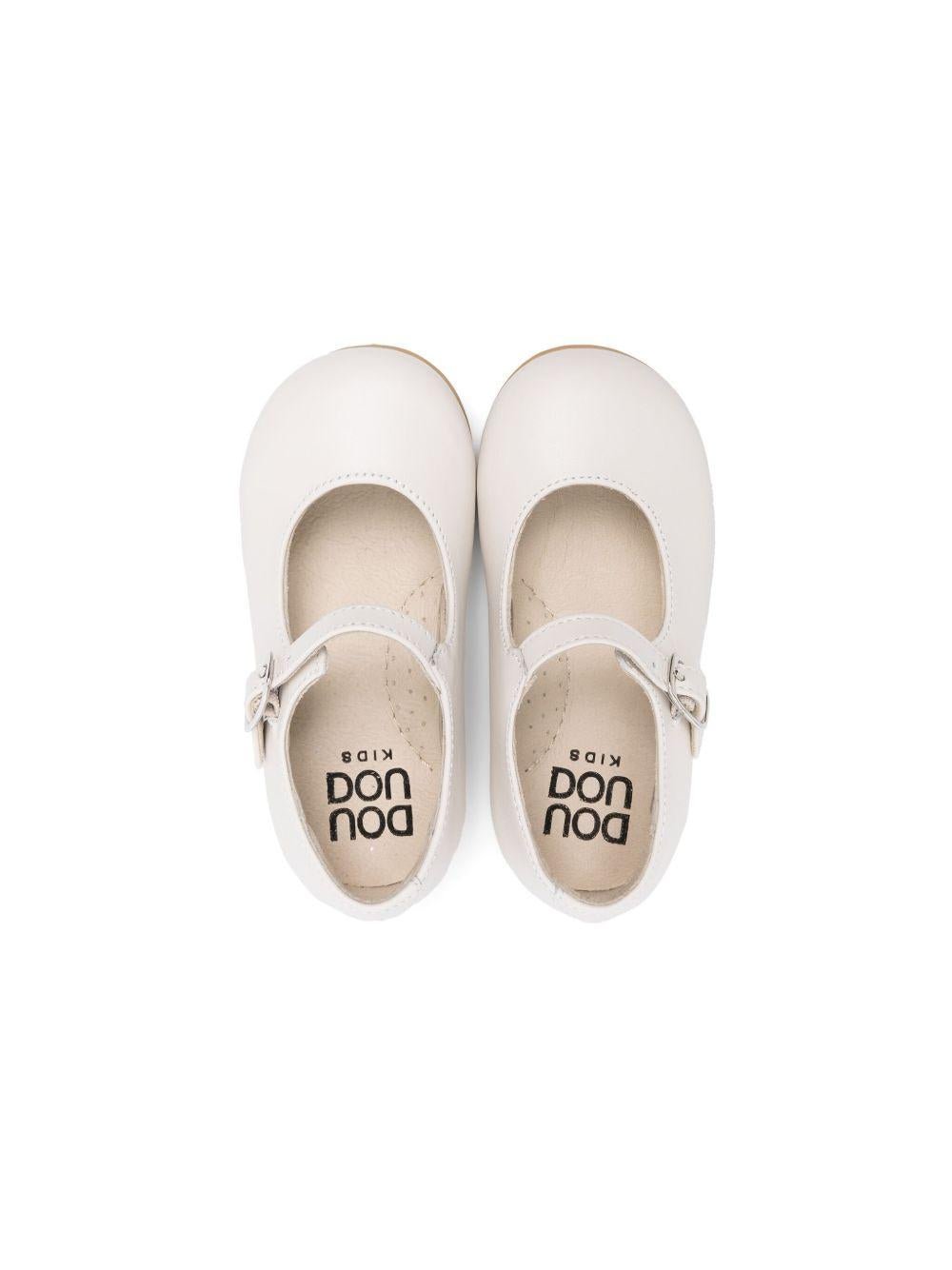 Ballerine per bambina Douuod Kids avorio con cinturino - Rubino Kids