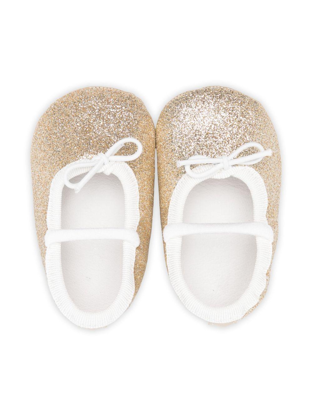 Ballerine per neonata Douuod Kids oro con glitter - Rubino Kids