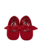 Ballerine per neonata Monnalisa rosso con fiocco - Rubino Kids