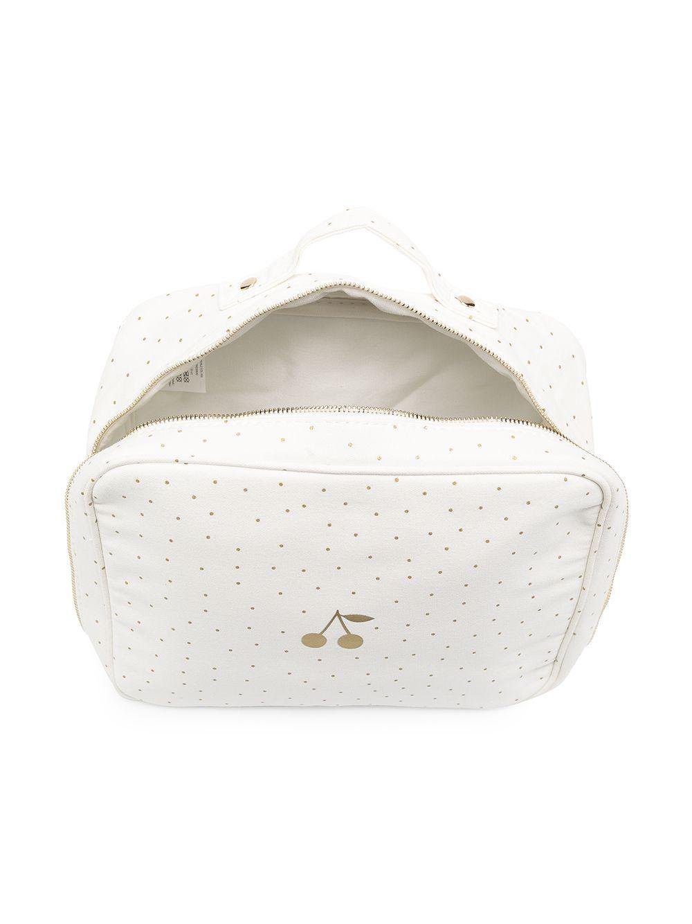 Beautycase per neonati Bonpoint bianca con logo sul davanti - Rubino Kids