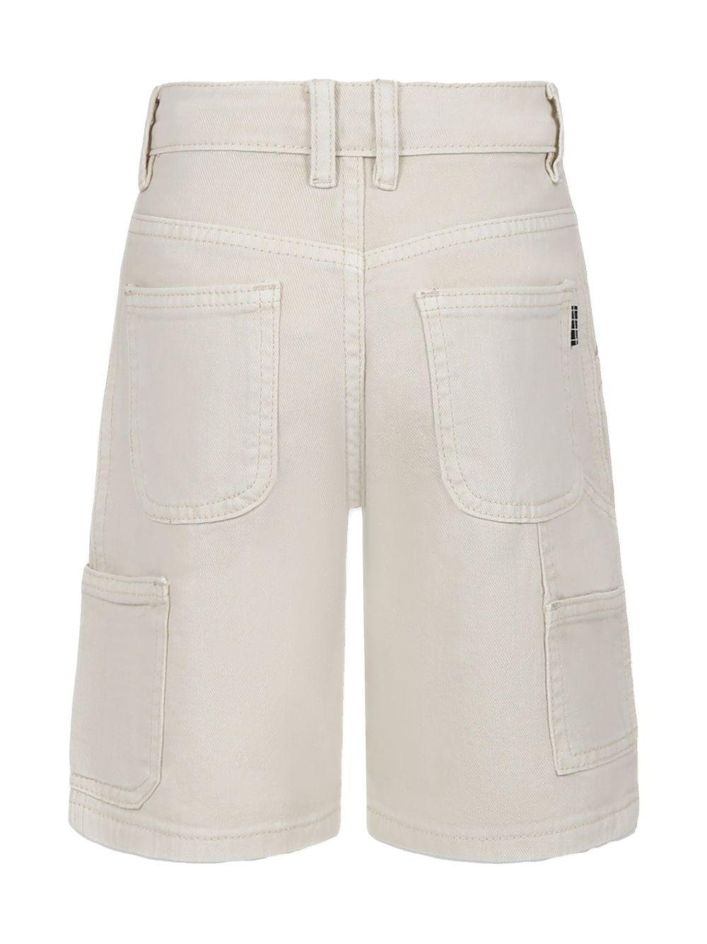 Bermuda cargo per bambino Molo beige con due tasche laterali - Rubino Kids