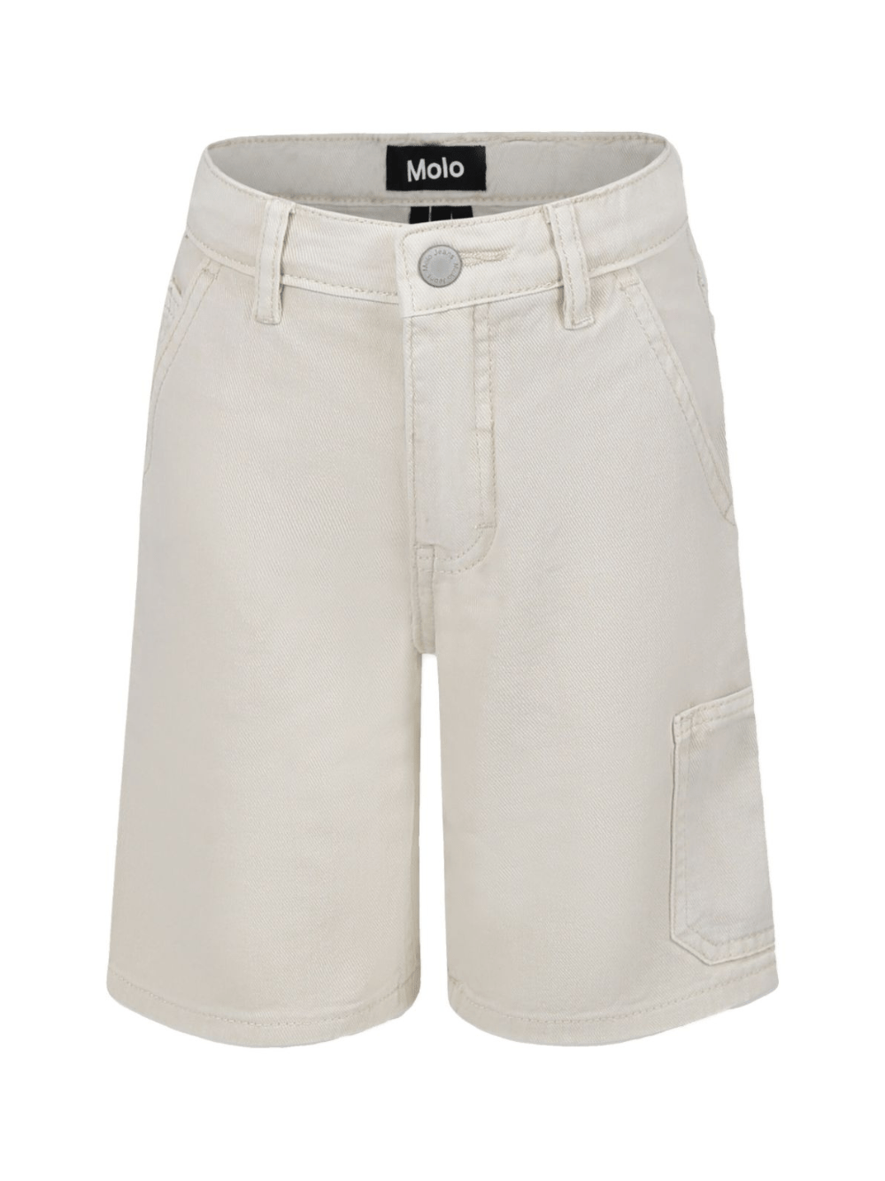 Bermuda cargo per bambino Molo beige con due tasche laterali - Rubino Kids