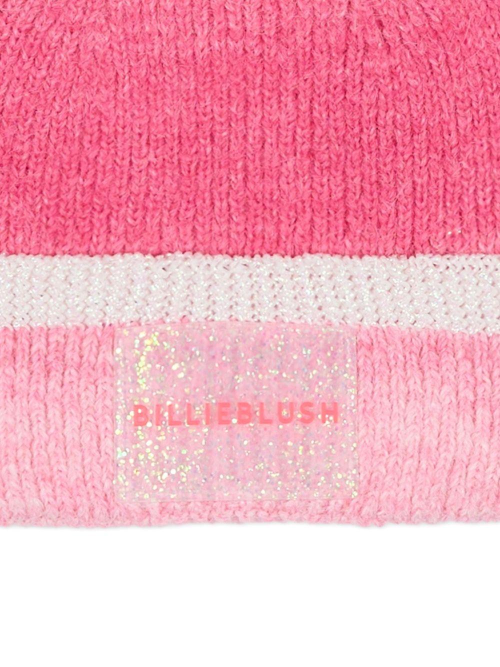 Berretto per bambina Billieblush rosa con pompon - Rubino Kids