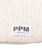 Berretto per bambino Paolo Pecora Kids beige con motivo a coste - Rubino Kids