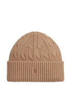 Berretto per bambino Polo Ralph Lauren Kids beige con motivo Polo Pony - Rubino Kids