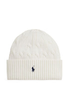 Berretto per bambino Polo Ralph Lauren Kids bianco con motivo Polo Pony - Rubino Kids
