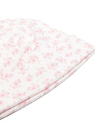 Berretto per neonata Monnalisa bianco con stampa con rose - Rubino Kids