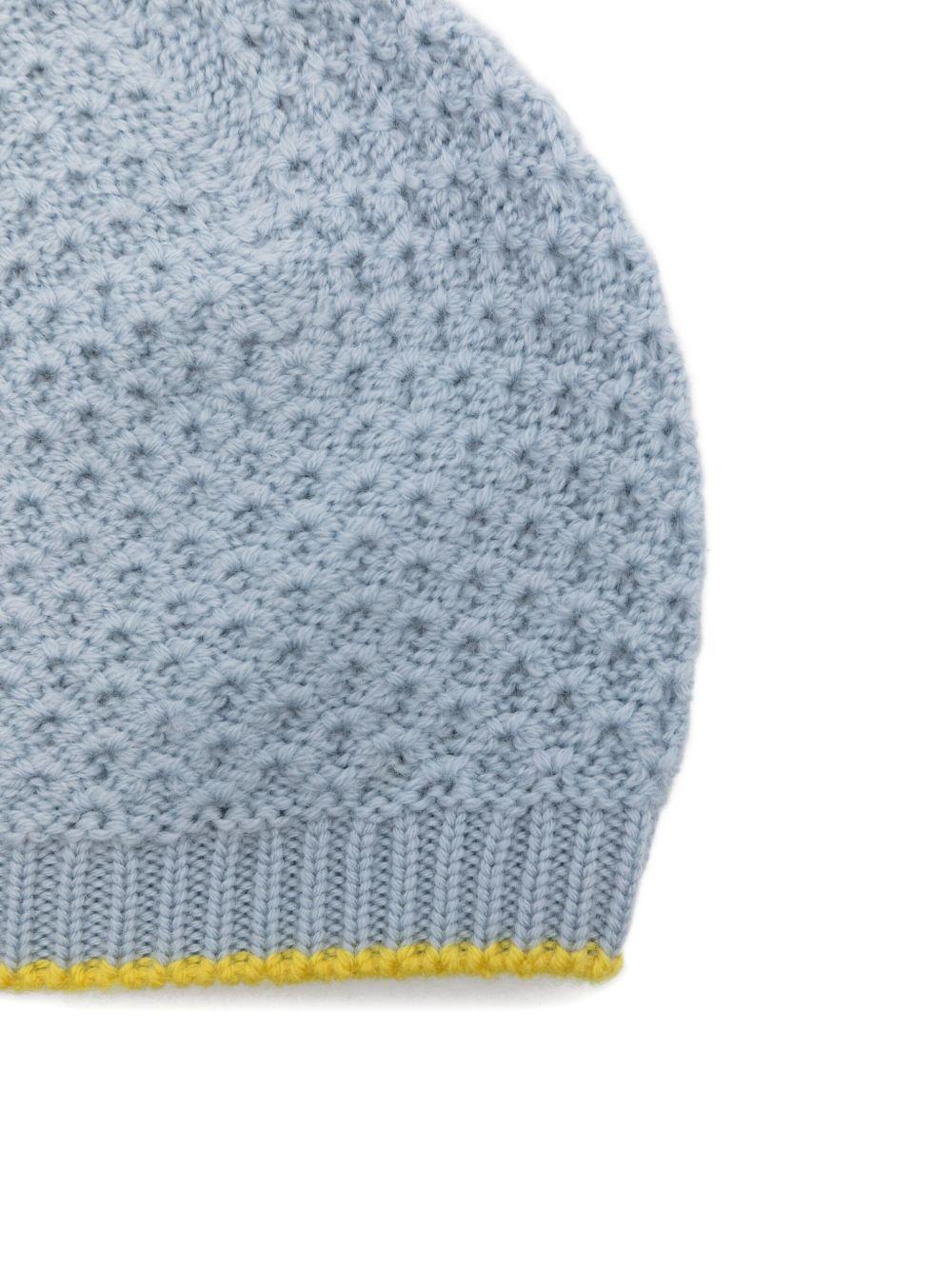 Berretto per neonato Gensami Kids azzurro con bordi aderente - Rubino Kids