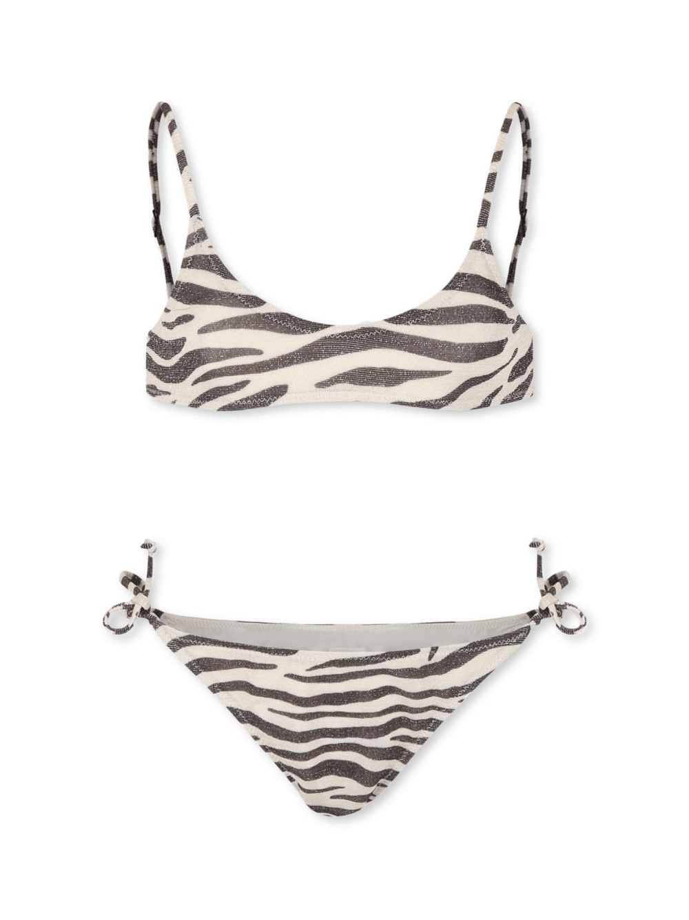 Bikini per bambina MC2 Saint Barth Kids bianco Paloma Jr - Rubino Kids