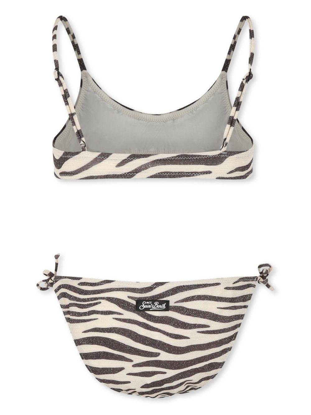 Bikini per bambina MC2 Saint Barth Kids bianco Paloma Jr - Rubino Kids