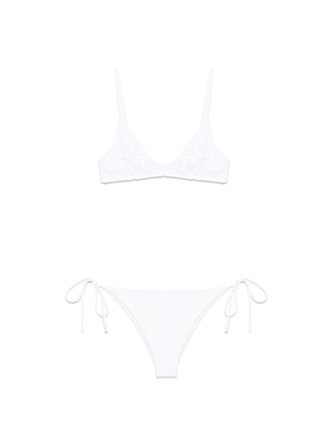 MC2 Saint Barth Women's Bikini in White Sangallo Lace