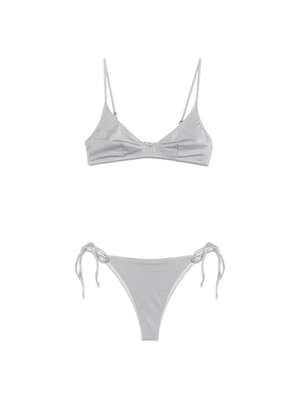 MC2 Saint Barth women's bikini in grey with glitter detail