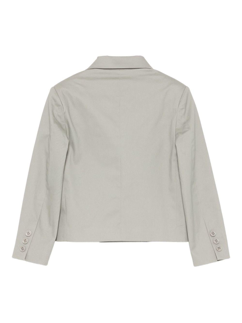 Blazer doppiopetto per bambina Pinko Kids beige con revers a lancia - Rubino Kids