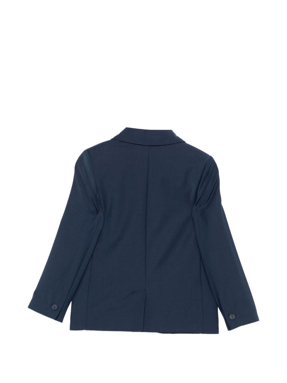 Blazer per bambino Fay Kids blu con revers classici - Rubino Kids