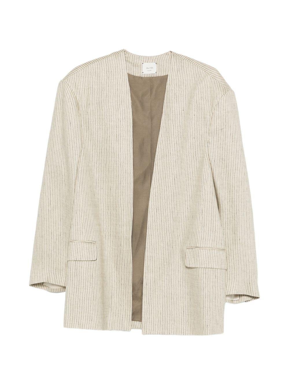 Blazer per donna Alysi beige con design a tasche - Rubino Kids