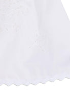Blusa Sangallo per neonata Versace Kids bianco con ricamo traforat - Rubino Kids