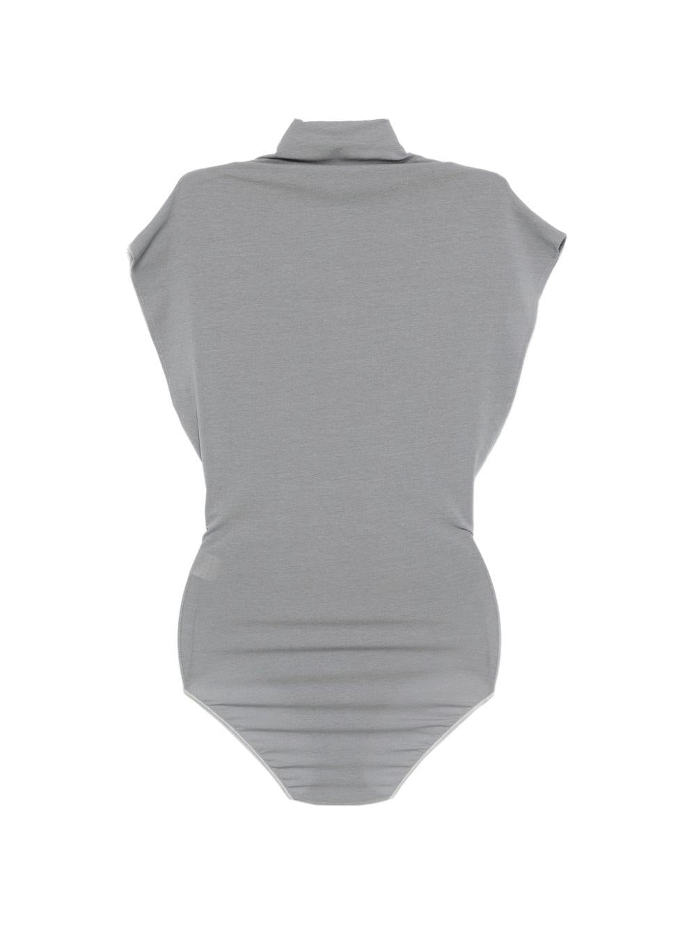 Body per donna Alysi grigio con collo alto - Rubino Kids