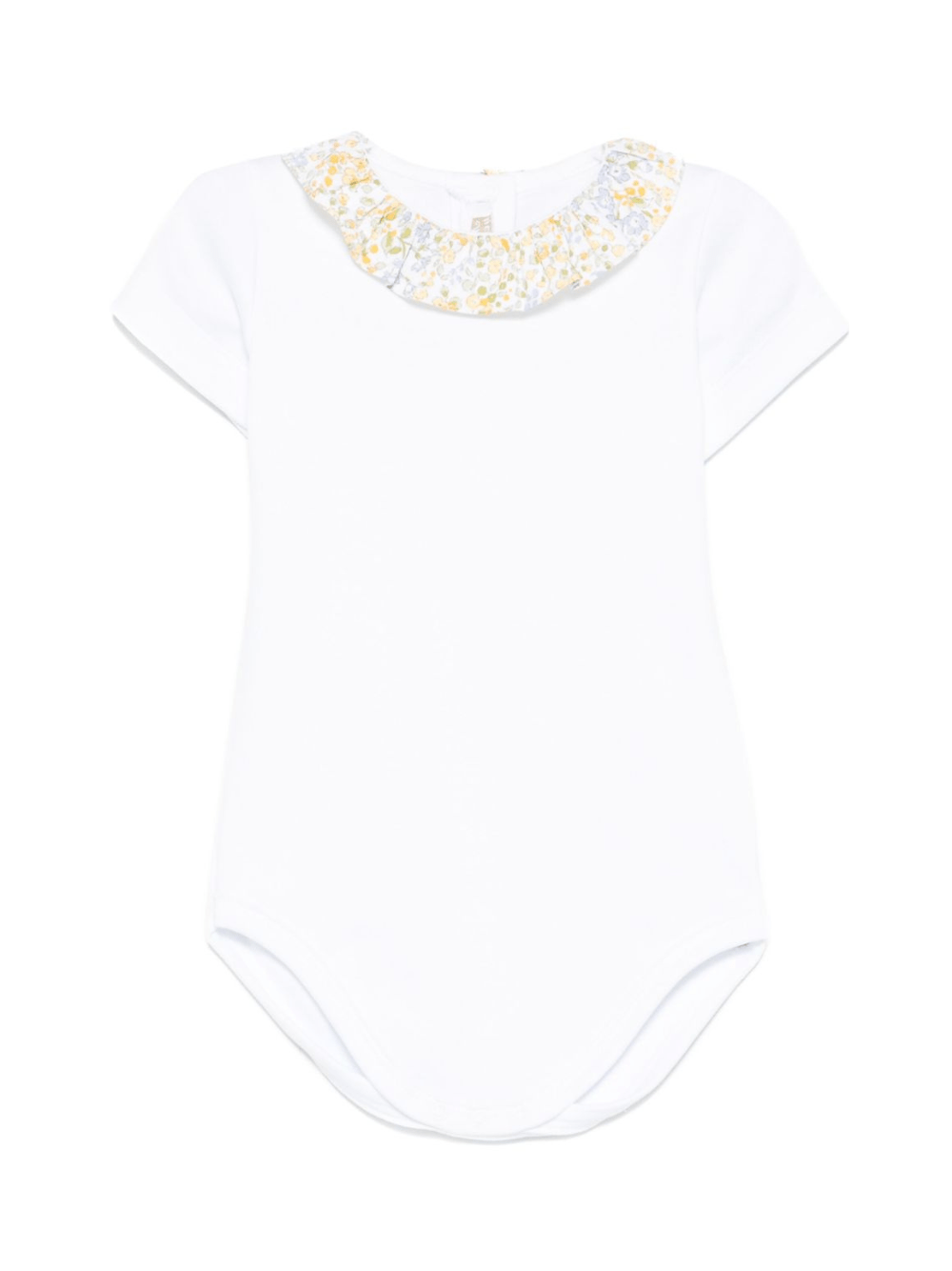 Body per neonata Mariella Ferrari bianco con ruches - Rubino Kids